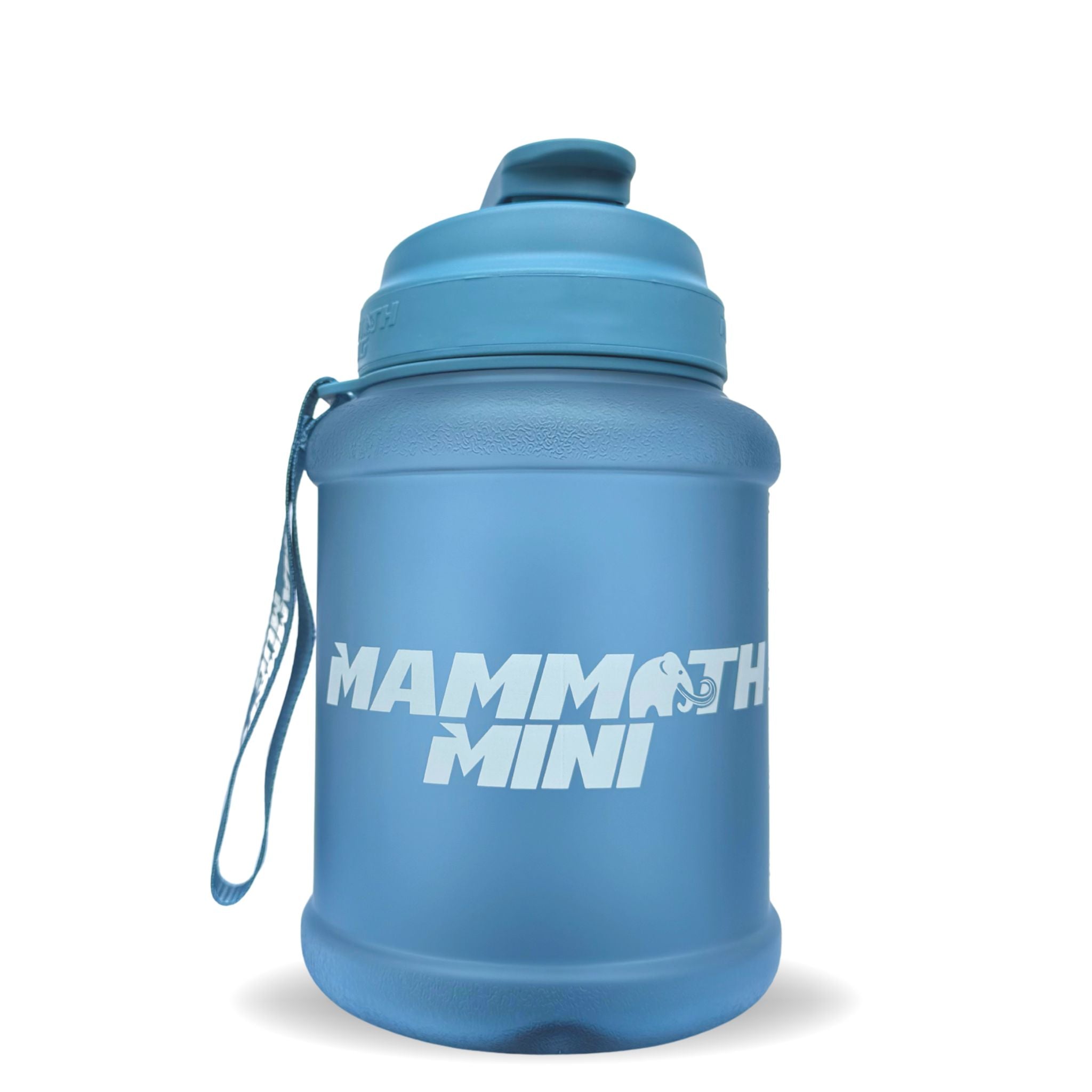 Mammoth Mini 1.5L water bottle in Blue Raspberry - front view - Canadian hydration brand