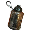 Best Large Water Bottle - Mammoth Mug 2.5 litre water bottle in clear black hanging