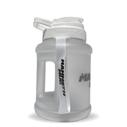 Mammoth Mini 1.5L water bottle in Frosted White - side view