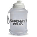 Mammoth Mug 2.5L water bottle in Frosted White - front view - Canadian hydration brand