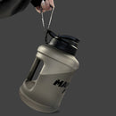 Mammoth Mug 2.5L water bottle in Frosted Black - side view