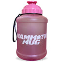 Mammoth Mug 2.5L water bottle in Frosted Pink - front view - Canadian hydration brand