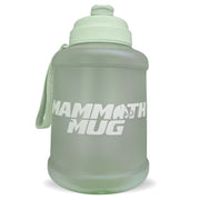 Mammoth Mug 2.5L water bottle in Limeade - front view - Canadian hydration brand