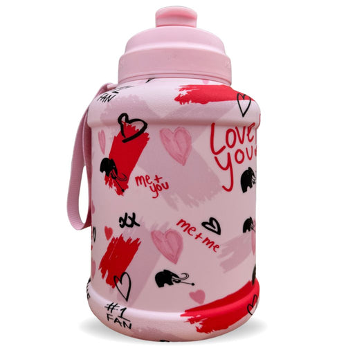 Mammoth Mug 2.5L water bottle in LOVEMUG - front view