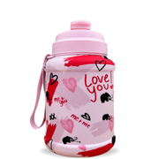 Mammoth Mini 1.5L water bottle in LOVEMUG - front view