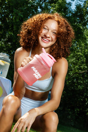 Mammoth Mini 1.5L water bottle in Pink Lemonade - side view