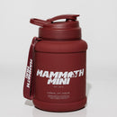 Mammoth Mini 1.5L water bottle in Cranberry - front view - Canadian hydration brand