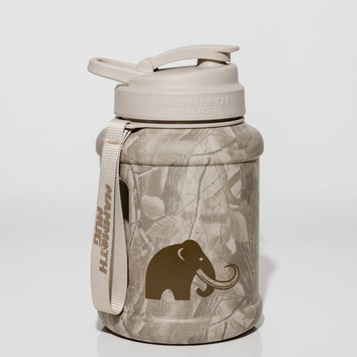 Mammoth Mini 1.5L water bottle in Frostwood - front view - Canadian hydration brand