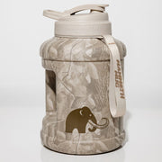 Mammoth Mug 2.5L water bottle in Frostwood - front view - Canadian hydration brand