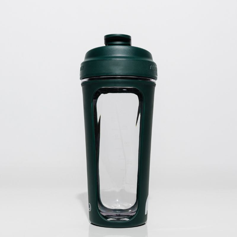 Mammoth MXR shaker bottle in Evergreen - front view - Canadian hydration brand