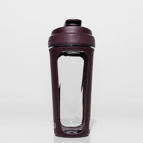 Mammoth MXR shaker bottle in Plum - front view - Canadian hydration brand