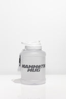 Mammoth Mug 2.5L water bottle in Frosted White - side view