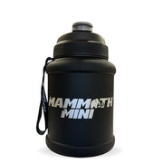 Mammoth Mini 1.5L water bottle in Matte Black - front view - Canadian hydration brand