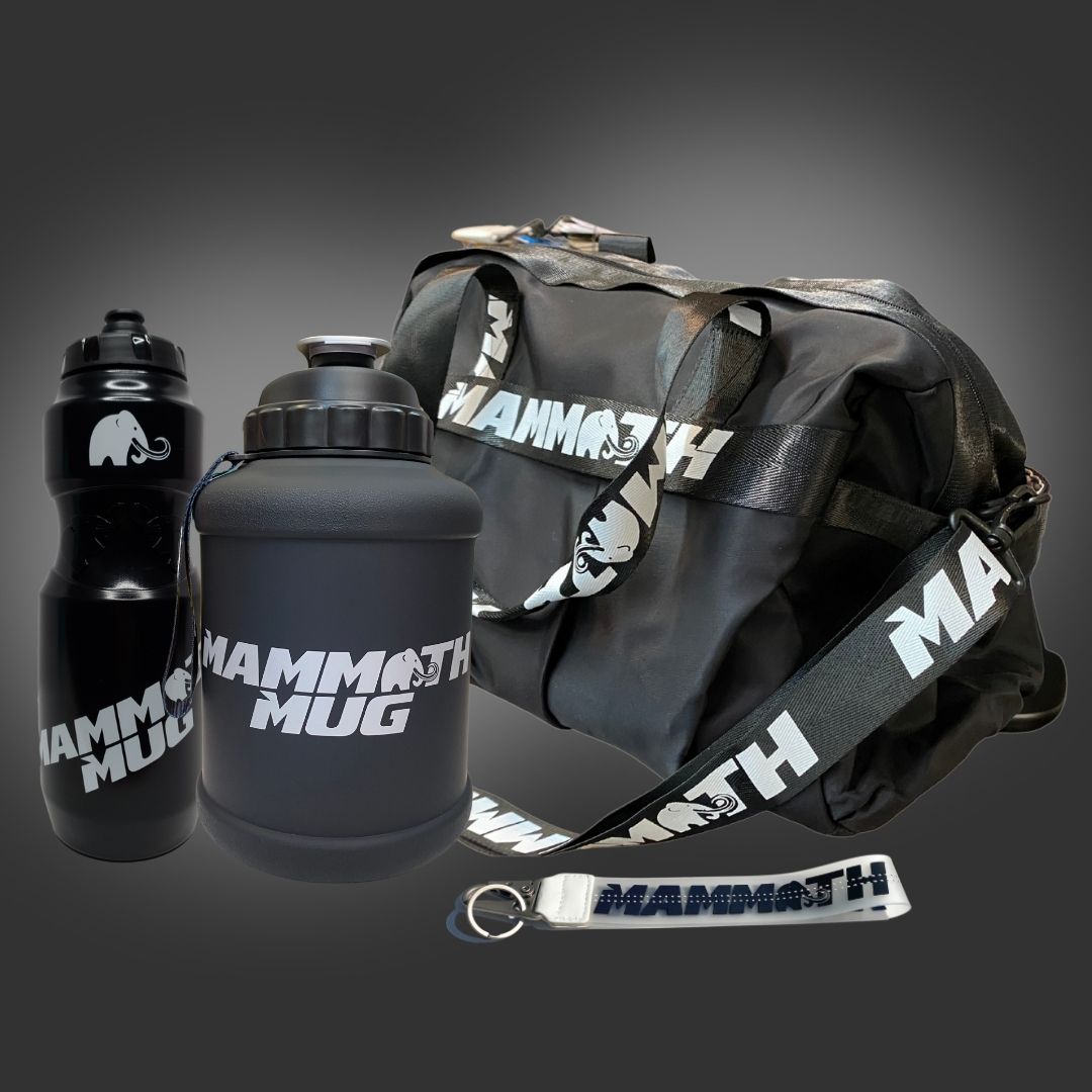 Mammoth Mug 2.5L water bottle - front view - Canadian hydration brand