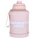 Mammoth Mug 2.5L water bottle in Matte Blush - front view - Canadian hydration brand