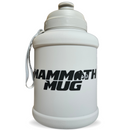 Mammoth Mug 2.5L water bottle in Matte Grey - front view - Canadian hydration brand