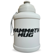 Mammoth Mug 2.5L water bottle in Matte Grey - front view - Canadian hydration brand