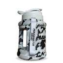 Mammoth Mini 1.5L water bottle in Matte Grey Camo - side view