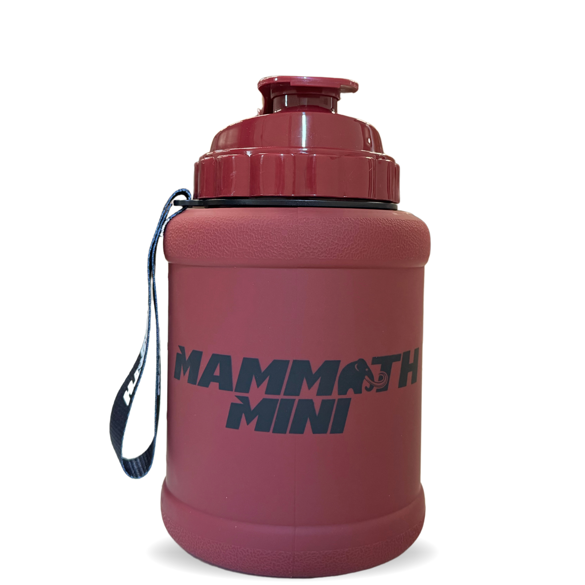 Mammoth Mini 1.5L water bottle in Matte Merlot - front view - Canadian hydration brand