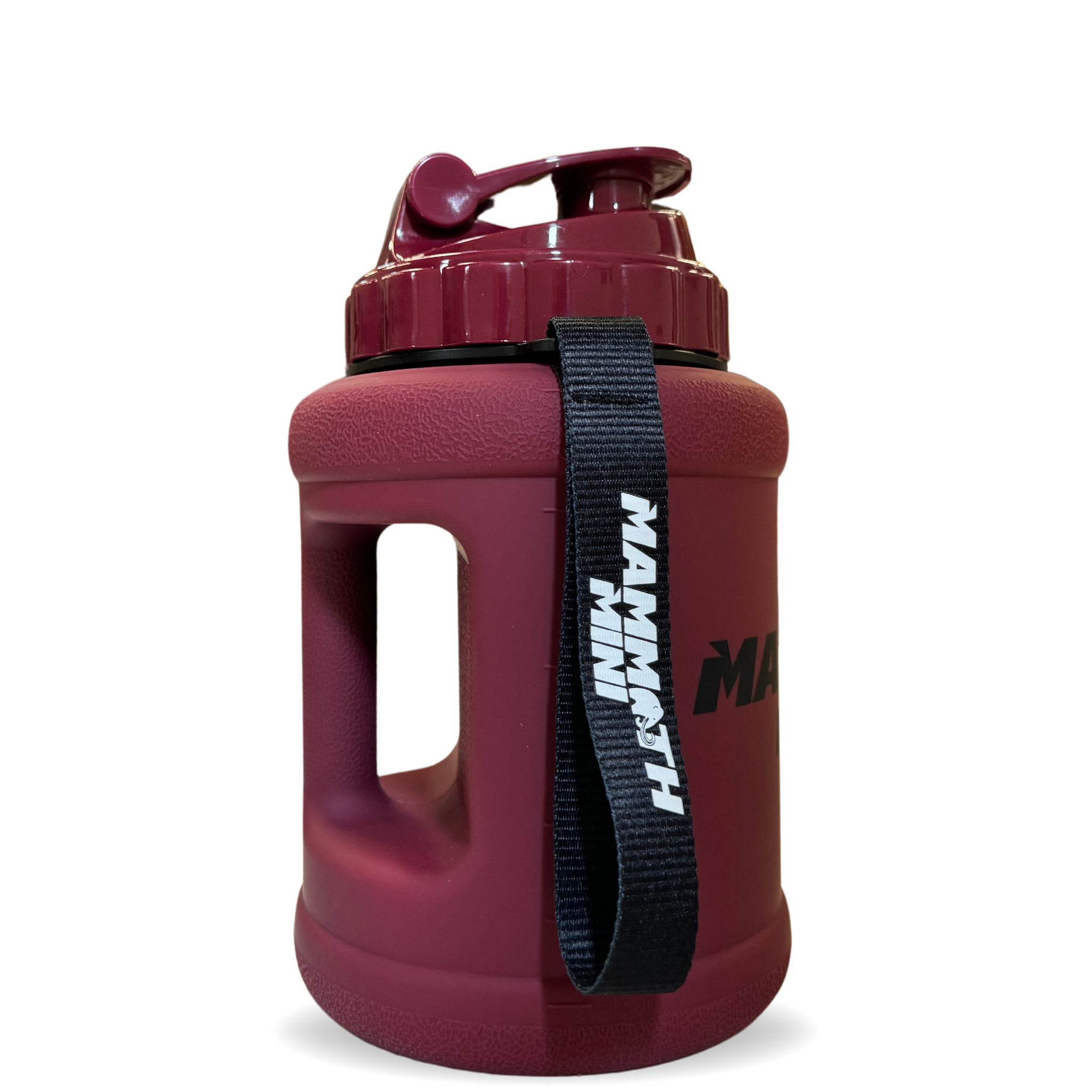 Mammoth Mini 1.5L water bottle in Matte Merlot - side view