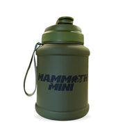 Mammoth Mini 1.5L water bottle in Military Green - front view - Canadian hydration brand
