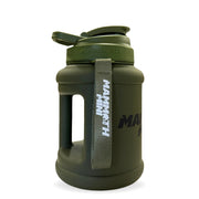 Mammoth Mini 1.5L water bottle in Military Green - side view