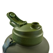 Mammoth Mini 1.5L water bottle in Military Green - lid detail