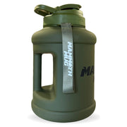 Mammoth Mug 2.5L water bottle in Matte Military Green - side view