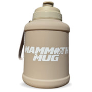 Mammoth Mug 2.5L water bottle in Matte Shroom - front view - Canadian hydration brand