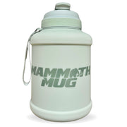 Mammoth Mug 2.5L water bottle in Matte Aloe - front view - Canadian hydration brand