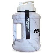 Mammoth Mug 2.5L water bottle in Matte Marble - side view