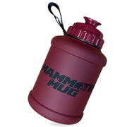 Mammoth Mug 2.5L water bottle in Matte Merlot - hanging view