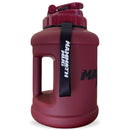 Mammoth Mug 2.5L water bottle in Matte Merlot - side view