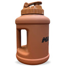 Mammoth Mug 2.5L water bottle in Matte Mocha - side view