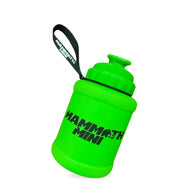 Mammoth Mini 1.5L water bottle in Matte Neon Green - hanging view