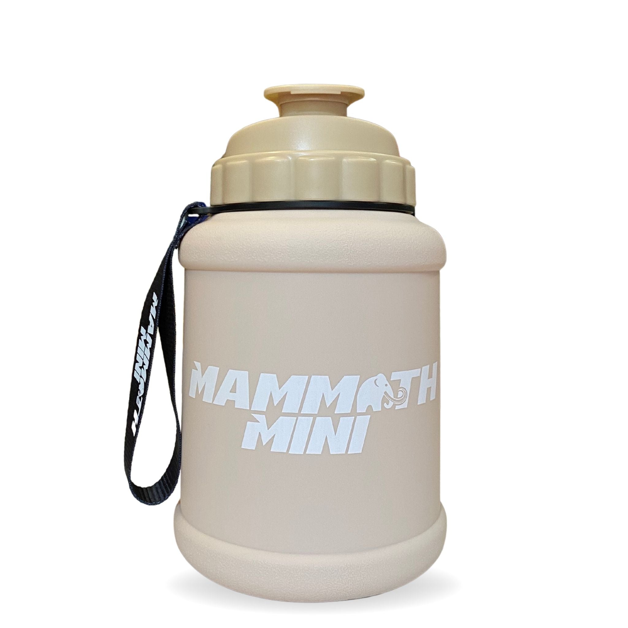 Mammoth Mini 1.5L water bottle in Matte Nude - front view - Canadian hydration brand