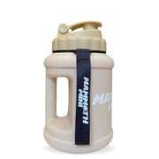 Mammoth Mini 1.5L water bottle in Matte Nude - side view