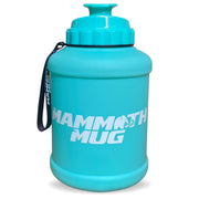 Mammoth Mug 2.5L water bottle in Matte Tiffany Blue - front view - Canadian hydration brand