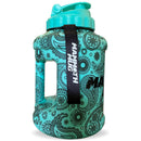 Mammoth Mug 2.5L water bottle in Matte Tiffany Paisley - side view