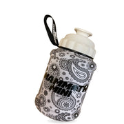 Mammoth Mini 1.5L water bottle in Matte White Paisley - hanging view