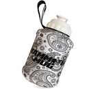 Mammoth Mug 2.5L water bottle in Matte White Paisley - hanging view