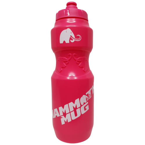 Mammoth Squeeze water bottle in Hot Pink - front view - Canadian hydration brand