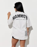 Mammoth Mug t-shirt in shirt - Stone Grey - front view - Canadian hydration brand