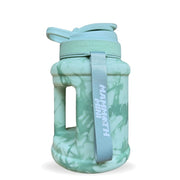Mammoth Mini 1.5L water bottle in Tie-Dye Aloe - side view
