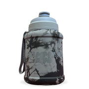 Mammoth Mini 1.5L water bottle in Tie-Dye Grey - front view - Canadian hydration brand