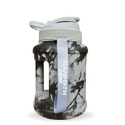 Mammoth Mini 1.5L water bottle in Tie-Dye Grey - side view