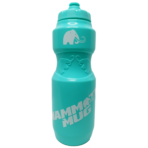 Mammoth Squeeze water bottle in Tiffany Blue - front view - Canadian hydration brand