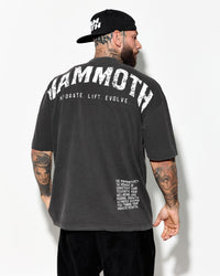 Mammoth Effect Oversized T-shirt - Vintage Black