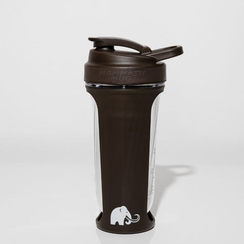 Mammoth MXR shaker bottle in Espresso - side view