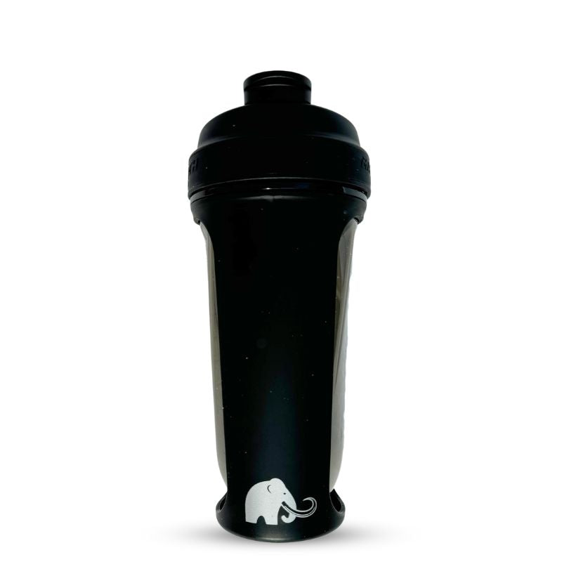 Mammoth MXR shaker bottle in Black - front view